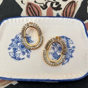 J.Crew rhinestone earrings